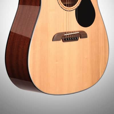 Alvarez AD30 Artist 30 Series Dreadnought Acoustic Guitar, Natural Finish image 4