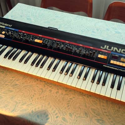 Roland Juno-60 61-Key Polyphonic Synthesizer 1982 - 1984 - Black image 6