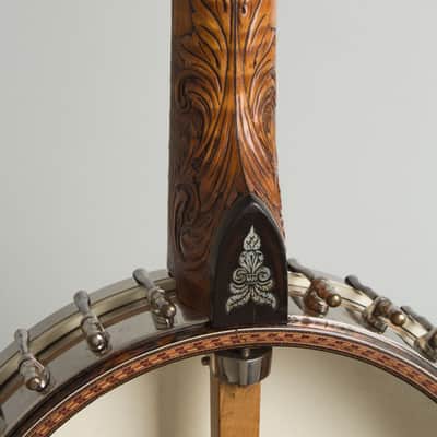 Fairbanks  Whyte Laydie # 7 5 String Banjo (1906), ser. #23847, period black hard shell case. image 14