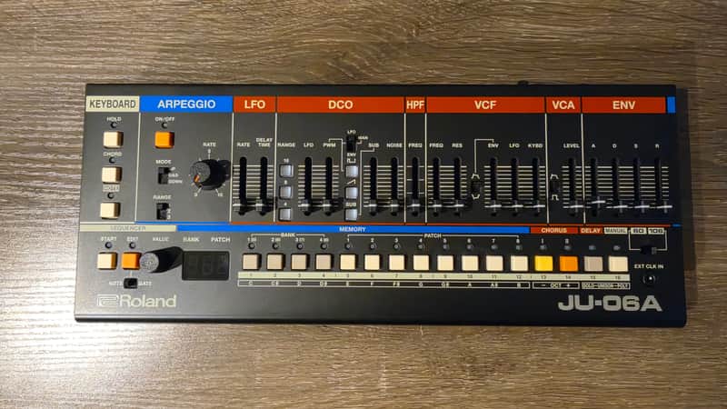 Roland JU-06A Boutique Series Synthesizer Module 2019 - Present - Black image 1