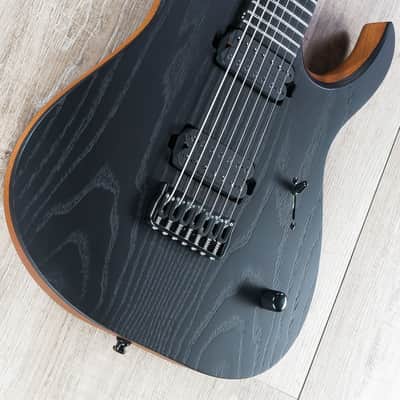 Mayones Duvell Elite Gothic 7 Guitar, Ash Top, Mahogany Body, Duncan Pickups image 2