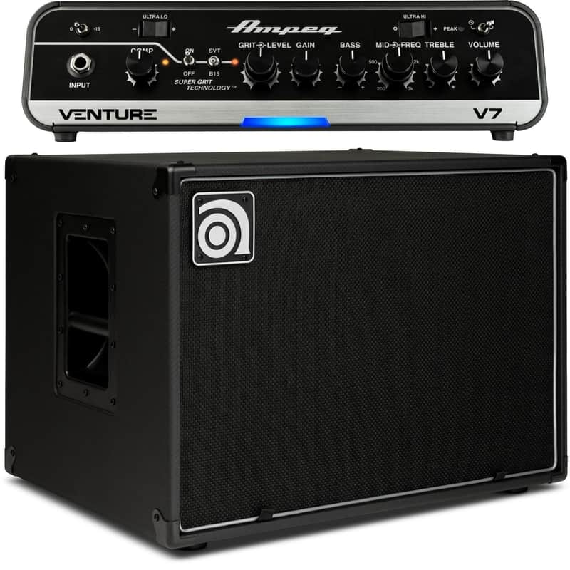 Ampeg Venture V7 700-watt Bass Head and 2x10" Cabinet image 1