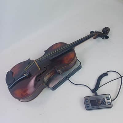 Paris fe, 70 1870 label Violin 4/4 +Repaired 1950 Donovan Gorman Port Huron,MI image 16