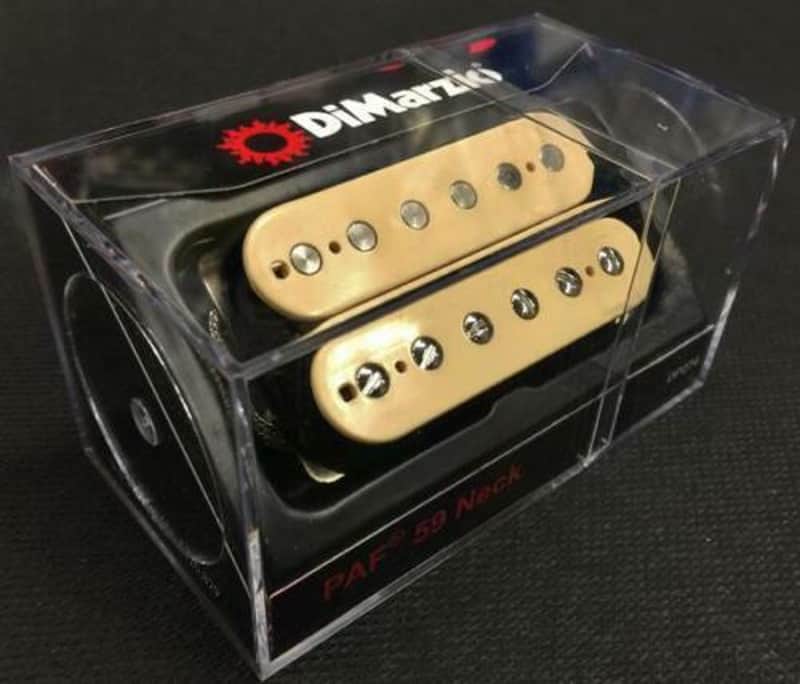DiMarzio DP274-CR 59 PAF Humbucker Electric Guitar Neck Pickup Cream image 1