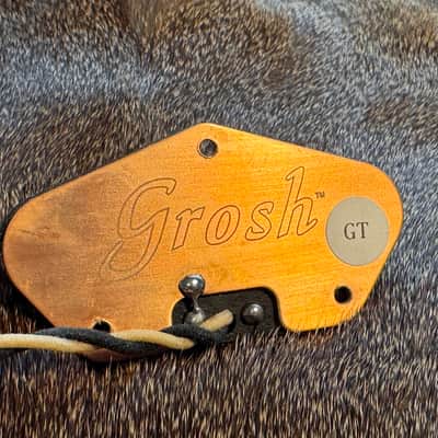 Grosh Guitars GT Bridge Single Coil 2026 -Tele Telecaster Bridge Pickup Black w/White Wrap image 1