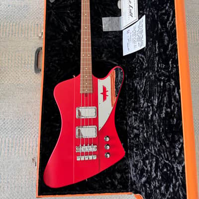 Mike Lull Jeff Ament Signature JAXT4 2015 Pearl Jam Satin Cardinal Red image 1