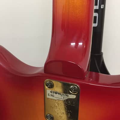 Epiphone ET-290 Crestwood 1974 - 1978 - Cherry Sunburst with OHSC image 10