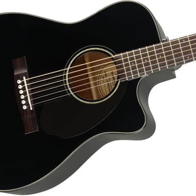 Fender CC-60SCE Concert, Walnut Fingerboard - Black image 3
