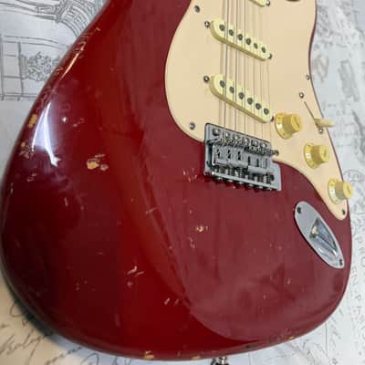 1989-1992 Squier II Standard Stratocaster Aged & Relic’d To Look Like A 50’s Custom Shop Factory Wired Tex/Mex Pickups CTS Pots Fender Case image 12