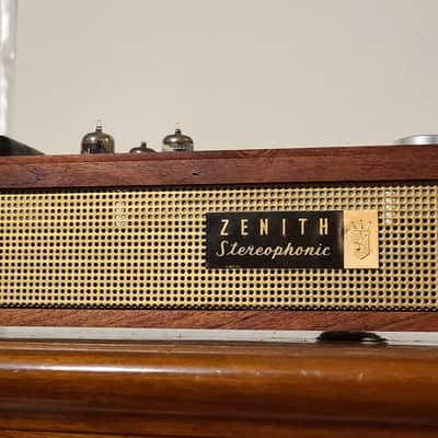 Fully Restored Zenith Single Ended 6AQ5 Power Amp With Custom Reclaimed Mesquite Wood Case And Metal Grill! image 2