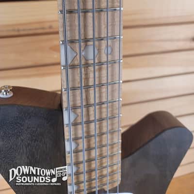 Jones'n Guitars "The Knob" KB 5-String Bass with Access Soft Shell Case - Chambered Walnut, 8lbs 8oz image 9