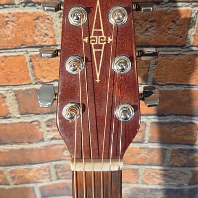 Vintage Japan 1980s Alvarez 5071 Acoustic Guitar Natural w/ OHSC image 2