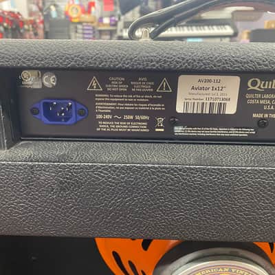 Quilter Aviator 1x12 Guitar Combo Amp AV200-112 with Warehouse G12C/S Speaker image 9