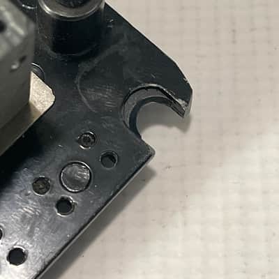 2000's Electric Guitar Black Licensed Floyd Rose Double Locking Tremolo Guitar Bridge image 9