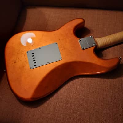 Fender John Cruz Custom Shop NAMM 2005 One Of One Tangerine Gold Flake Stratocaster image 4