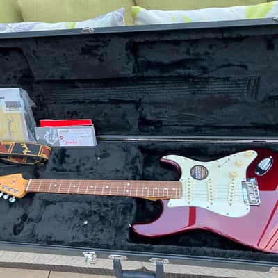 Fender 60th Anniversary American Standard Stratocaster 2014 - Bordeaux Metallic image 9