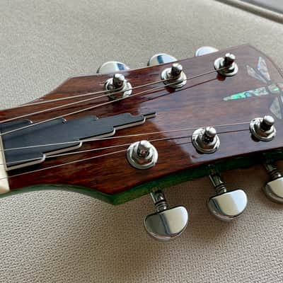 Burj Guitars Prototype #001 Emirati Green image 6