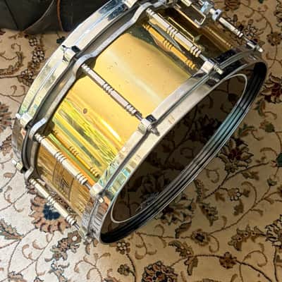 14” x 6.5” Pearl Free Floating Brass Snare [Japan] image 13