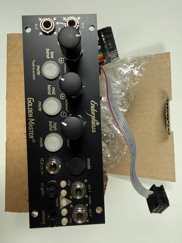 Endorphin.es Golden Master 1U Eurorack Synth Module 2021 - Present - Black image 1