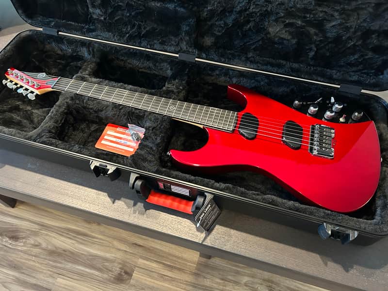 Moog E-1 electromagnetic infinite sustainer guitar - Candy Apple Red image 1