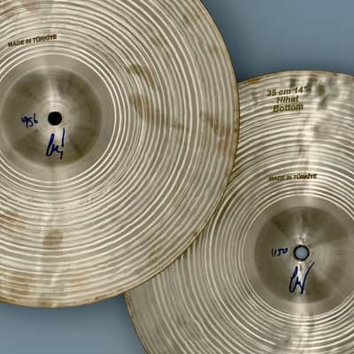 Bosphorus 14" Traditional Series Hi-Hat Cymbals image 6