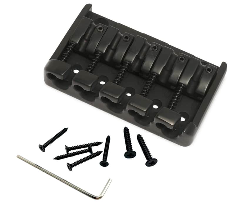 Ibanez B125 5-String Bass Bridge, 2BB4ACA027 - FLAT BLACK image 1