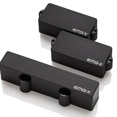 EMG PJX Set Active Ceramic PJ Bass Pickup Set Black -NEW image 4
