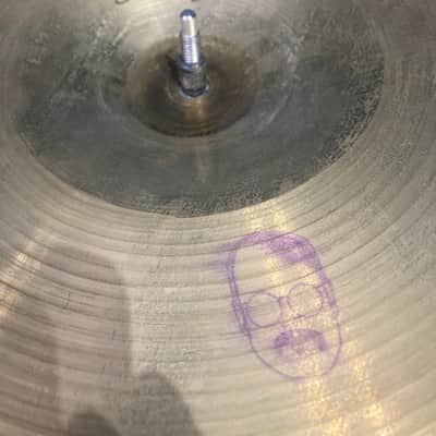 Bun E. Carlos, Cheap Trick Zildjian - 18" A Medium Thin Crash Cymbal, Used on Tour, Signed! (#T 11)  1970's image 4