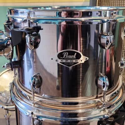 Pearl Export 6pc. 10/12/13/14/16/22 Chrome w/ Hardware image 9