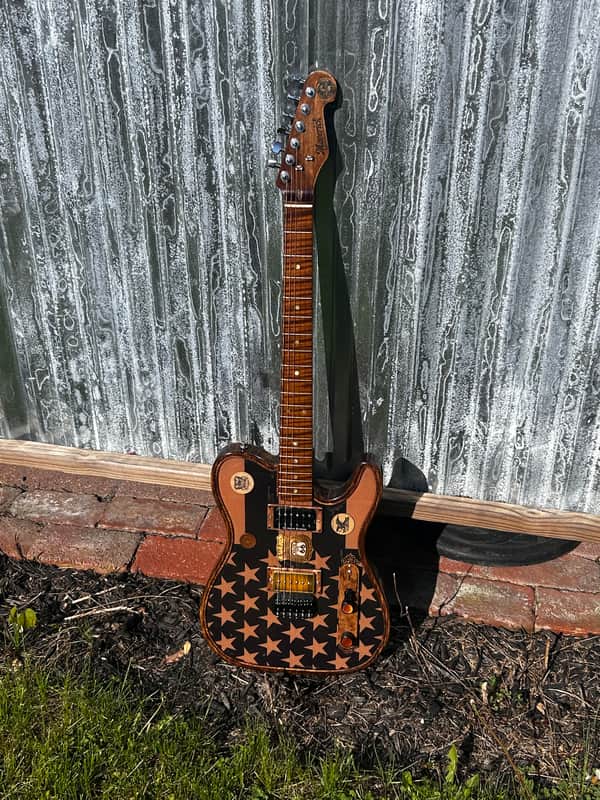 Walla Walla Maverick Pro Crystal Route 66 2018 - Swamp ash,walnut stain,tru oil finish image 1
