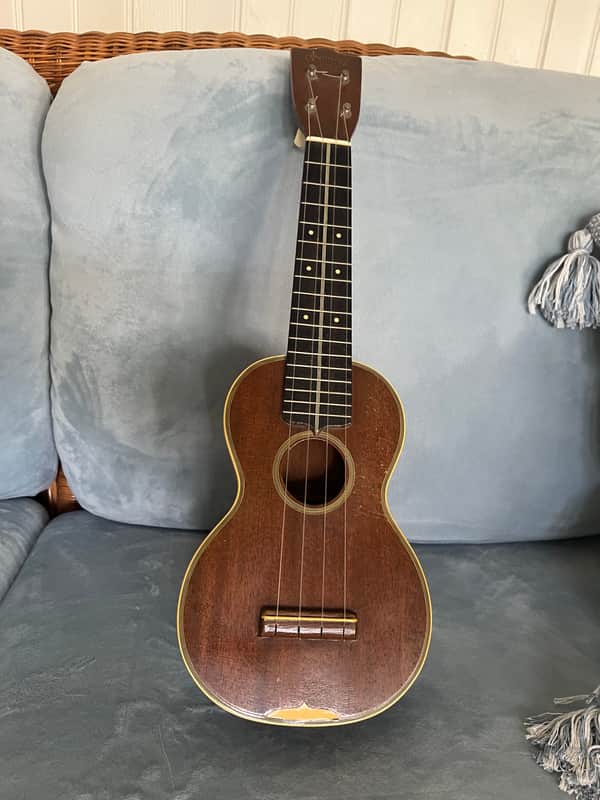 Vintage Martin Style 3M Soprano Ukulele 1930’s Mahogany - rare, great condition image 1