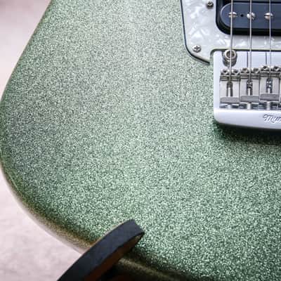 ERNIE BALL USA Music Man BFR Albert Lee Signature HSS "Seafoam Sparkle + Maple" (2021) image 10