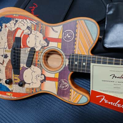 2025 Fender American Acoustasonic Telecaster Kuniyoshi Collection Sumo - FENDER EXPERIENCE 2025 Tokyo Flagship Exclusive Limited Edition image 2