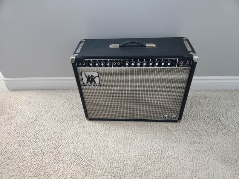 Music Man 212 Sixty-Five Combo Amp Mid-70' - Silver Plate image 1