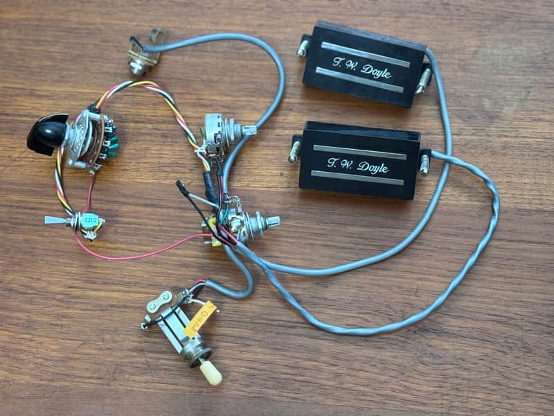 Rare T.W. Doyle D-1 Pickup System with Complete Original Wiring Harness image 1