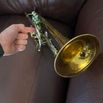 York Super Custom Bb Cornet (1957) SN 201548 image 11