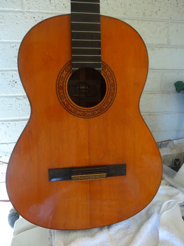 Yamaha Yamaha G130A Classical Guitar (Brown Label) 1960's Light Brown image 1