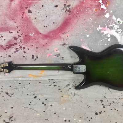 Vintage Teisco K-3L Sharkfin Circa 1960's Dark Greenburst Needs TLC & Repair K3-L image 8