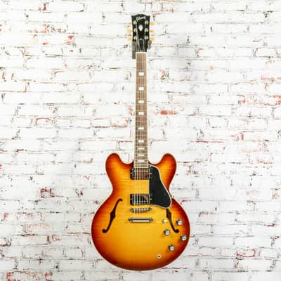 Gibson - ES-335 Figured - Semi-Hollow Electric Guitar - Iced Tea - w/ Hardshell Case - x0299 image 2