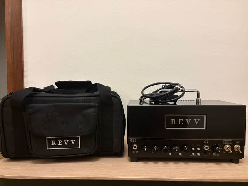 REVV G20 2-Channel 20-Watt Guitar Amp Head with Reactive Load and Virtual Cabinets 2020 - 2021 - Black image 1