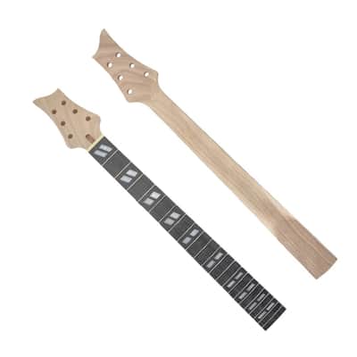 24.75" Mahogany Electric Guitar Neck Rosewood Fretboard 22 Frets Bolt-On No Inlay image 8