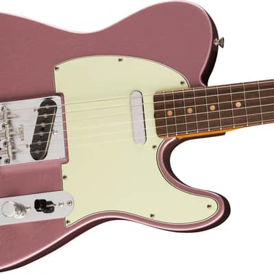 Fender Limited Edition Vintera II Road Worn '60s Telecaster Burgundy Mist Metallic image 4