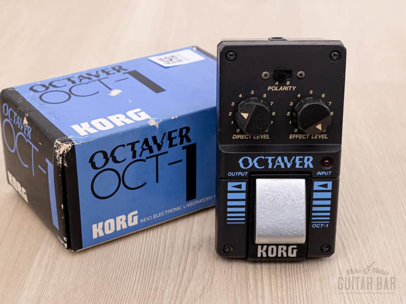 1985 Korg Octaver OCT-1 Guitar Effects Pedal Near-Mint w/ Box, Octave image 1