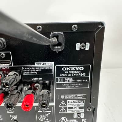 Onkyo TX-NR646 7.2 Channel 4K Dolby Atmos DTS-X AV Receiver Bild 9