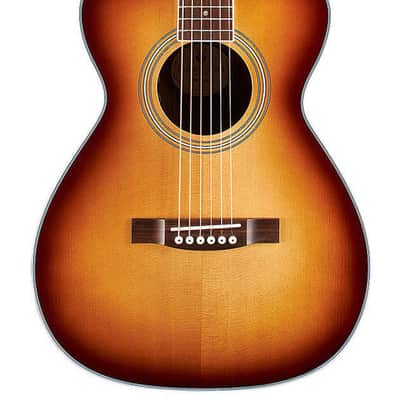 Guild M-260E Deluxe Concert Electro Archback Acoustic in Edgeburst image 1