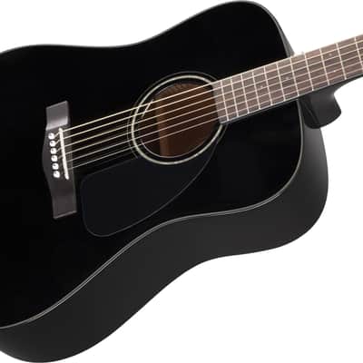 Fender CD-60 Dreadnought Acoustic Guitar - Black image 4