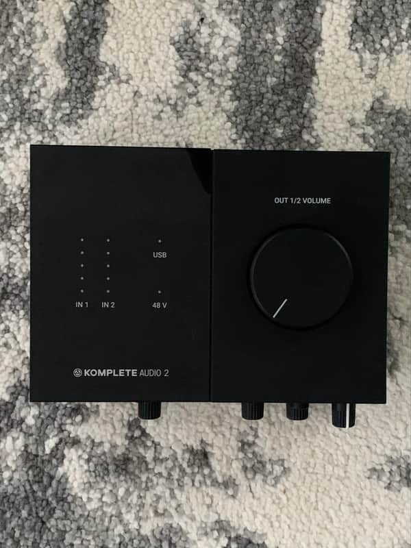 Native Instruments Komplete Audio 2 USB Audio Interface 2019 - Present - Black image 1