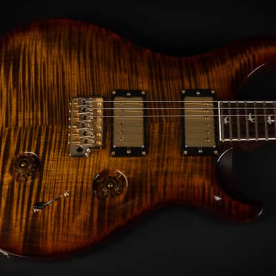 2015 PRS 30th Anniversary Wood Library Custom 24 Flame 10-Top - Black Gold | USA Core Solid Rosewood Neck Gold Hardware Kloppmann HB57 Pickups | CoA OHSC image 4