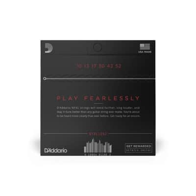 D'Addario NYXL1052 Electric Guitar Strings, Regular Light 10-52 image 2