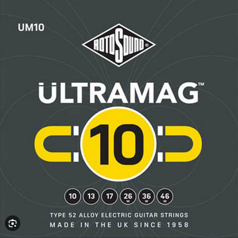 Rotosound Type 52 Alloy Electric Guitar Strings - Ultramag 10 - .010-.046 image 1